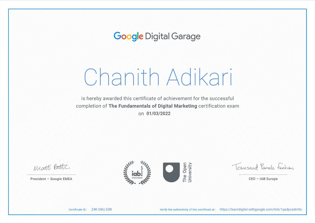 Google Digital Marketing